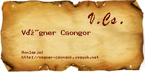 Vágner Csongor névjegykártya